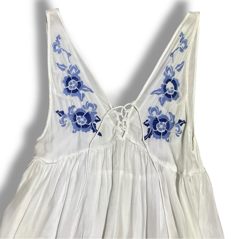 π Free People Intimately Embroidered Boho Tunicβ Dress| M - Picture 3 of 9